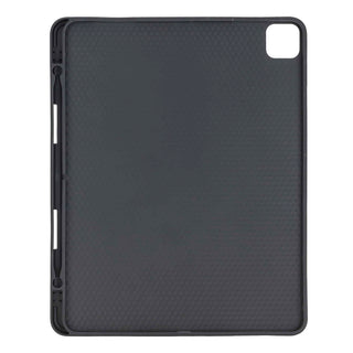 Harvard abnehmbare Lederhülle für das iPad Pro 12.9" (5 & 6 Gen.) in Schwarz