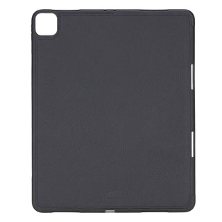 Harvard abnehmbare Lederhülle für das iPad Pro 12.9" (5 & 6 Gen.) in Schwarz