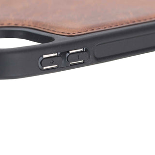 Solo Pelle Leder Hülle geeignet für Apple iPad Pro 12.9 I passend für 4. 5. 6. Generation. Unterstützt Pencil 2  "Stanford" -  Cognac Braun