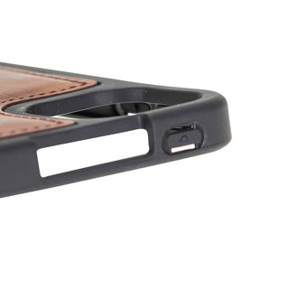 Solo Pelle Leder Hülle geeignet für Apple iPad Pro 12.9 I passend für 4. 5. 6. Generation. Unterstützt Pencil 2  "Stanford" -  Cognac Braun