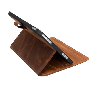 Solo Pelle Leder Hülle geeignet für Apple iPad Air 10.9 I passend für die 4. und 5.Generation "Stage" - Cognac Braun