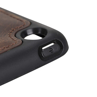 Solo Pelle Hülle geeignet für Apple iPad 10.2 (7 + 8 Generation) Echtleder Case aus echtem Leder. Unterstützt Pencil inkl. Ledergriff (Cognac Braun Burned)