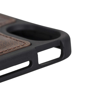 Solo Pelle Hülle geeignet für Apple iPad Air 5 in 10.9 (4 + 5 Generation) Echtleder Case aus echtem Leder. Unterstützt Pencil inkl. Ledergriff (Cognac Braun Burned)