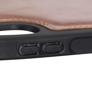 Solo Pelle Hülle geeignet für Apple iPad Air 5 in 10.9 (4 + 5 Generation) Echtleder Case aus echtem Leder. Unterstützt Pencil inkl. Ledergriff (Cognac Braun Burned)