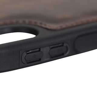 Solo Pelle Hülle geeignet für Apple iPad Air 5 in 10.9 (4 + 5 Generation) Echtleder Case aus echtem Leder. Unterstützt Pencil inkl. Ledergriff (Cognac Braun Burned)