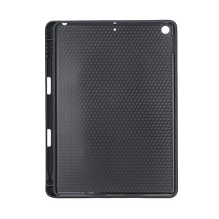 Solo Pelle Hülle geeignet für Apple iPad 10.2 (7 + 8 Generation) Echtleder Case aus echtem Leder. Unterstützt Pencil inkl. Ledergriff (Cognac Braun Burned)
