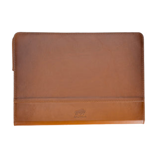 Solo Pelle MacBook Pro 14 Zoll (2021-2024) Ledertasche Case Hülle Münich - Cognac Braun