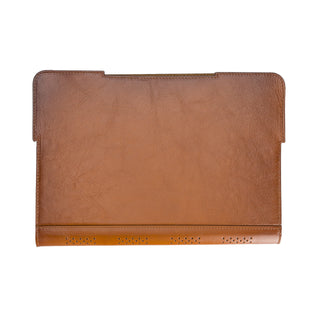 Solo Pelle MacBook Pro 14 Zoll (2021-2024) Ledertasche Case Hülle Münich - Cognac Braun