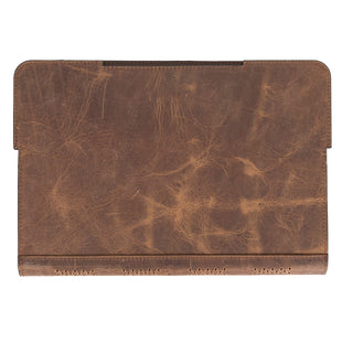 Solo Pelle MacBook Pro 14 Zoll (2021-2024) Ledertasche Case Hülle Münich - Cognac Braun