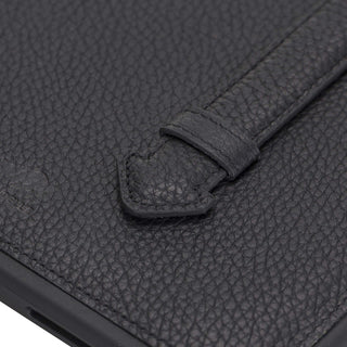 Solo Pelle Hülle geeignet für Apple iPad Air 5 in 10.9 (4 + 5 Generation) Echtleder Case aus echtem Leder. Unterstützt Pencil inkl. Ledergriff (Cognac Braun Burned)