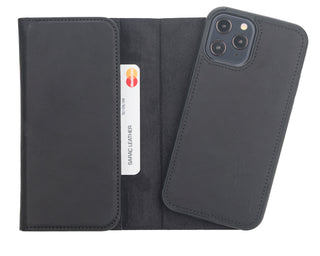 Santa iPhone 12 Pro Leather Detachable Wallet Case