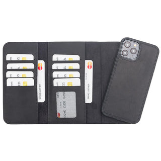 Santa iPhone 12 Pro Max Leather Detachable Wallet Case
