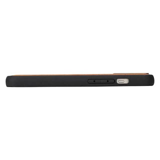 Solo Pelle Lederhülle für das iPhone 15 in 6.1 Zoll Stanford Case Leder Hülle Ledertasche Backcover aus echtem Leder