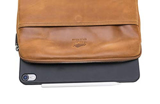 Solo Pelle Ledertasche für das Apple iPad Pro und Air 10,2 10,5 & 11 Zoll und auch 9,7 Zoll Lederhülle Case Hülle Awenta aus echtem Leder