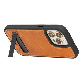 Solo Pelle Lederhülle für das iPhone 15 Pro Max 6.7 Zoll Drop Case Case Leder Hülle Ledertasche Backcover aus echtem Leder