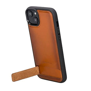 Solo Pelle Lederhülle für das iPhone 14 Pro Max in 6.7 Zoll Case Leder Hülle Ledertasche Backcover aus echtem Leder mit Standfunktion Stanford Base