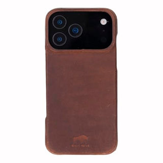 Solo Pelle Camelbraun Lederhülle kompatibel für iPhone 17 Pro Max in 6.9 Zoll abnehmbare Hülle (2in1) inkl. Kartenfächer geeignet für MagSafe Zubehör