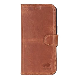 Solo Pelle Lederhülle kompatibel für iPhone 16 Plus in 6.7 Zoll abnehmbare Hülle (2in1) inkl. Kartenfächer geeignet für MagSafe Zubehör