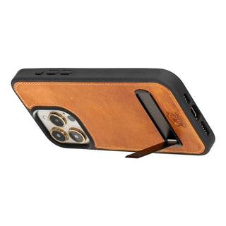 Solo Pelle Lederhülle für das iPhone 15 Pro Max 6.7 Zoll Drop Case Case Leder Hülle Ledertasche Backcover aus echtem Leder