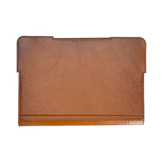 Solo Pelle Ledertasche für das MacBook Air 15.3 Cognac Braun Zoll Lederhülle Case Hülle Münich für das Apple MacBook Air 15 (2023-2024) Zoll aus echtem Leder kompatibel mit M2/A2941, M3/A3114