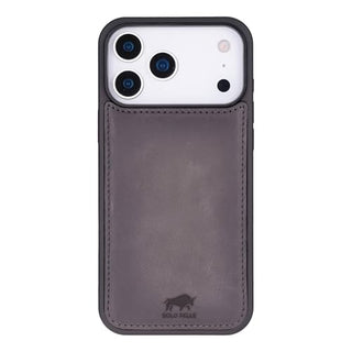 Solo Pelle Lederhülle kompatibel für iPhone 17 Pro in 6.3 Zoll abnehmbare Hülle (2in1) inkl. Kartenfächer geeignet für MagSafe Zubehör