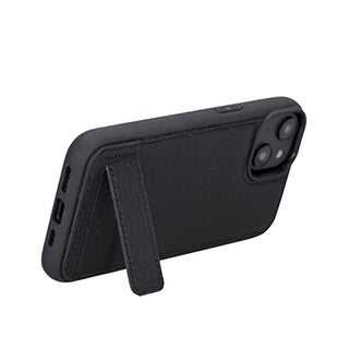 Solo Pelle Lederhülle für das iPhone 14 in 6.1 Zoll Case Leder Hülle Ledertasche Backcover aus echtem Leder mit Standfunktion Stanford Base