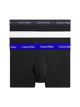 Calvin Klein Herren 3er Pack Boxershorts Low Rise Trunks Baumwolle mit Stretch