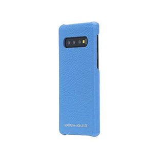 Maison de Noblesse kompatibel mit Samsung S10 Plus Lederhülle Ledertasche Backcover Ultra Slim (Light Blau)