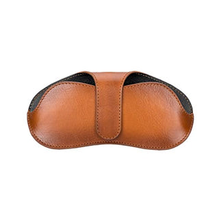 Solo Pelle Sonnenbrillenetui aus echtem Leder, tragbare Brillenetui, Brillen Etui mit Magnetverschluss Sonnenbrillenetui für Herren Damen Kinder Model: Liestal