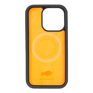 Solo Pelle Lederhülle für das iPhone 15 Pro 6.1 Zoll Drop Case Case Leder Hülle Ledertasche Backcover aus echtem Leder
