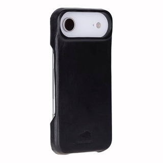 Solo Pelle Schwarz Lederhülle kompatibel für iPhone Air in 6.5 Zoll abnehmbare Hülle (2in1) inkl. Kartenfächer geeignet für MagSafe Zubehör