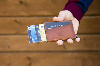 Solo Pelle Kartenetui | Kreditkartenetui | Leder Geldbörse Slim Wallet Portmonee | Geldbeutel mit RFID Schutz für bis zu 11 Karten Model: Mech