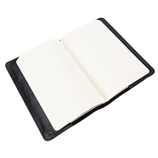 A5 Notizbuch Leder - Nachfüllbares Reisetagebuch aus Handgefertigtem Echtleder - Perfekt als Tagebuch, Notebook, Skizzenbuch oder Lebensplaner - Leather Journal mit Blanko Papier -DIN A5-22x15cm