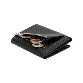 NEU: SOLO PELLE® Slim Wallet mit Münzfach [12 Karten] Slimwallet Riga [RFID-Schutz] Kartenetui mit Münzfach [Leder] Smart Wallet für Männer und Damen