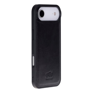 Solo Pelle Lederhülle für das iPhone Air in 6.5 Zoll Schwarz Stanford Case Leder Hülle Ledertasche Backcover aus echtem Leder geeignet für MagSafe Zubehör