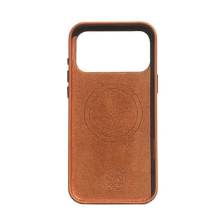 Solo Pelle Lederhülle für das iPhone 17 Pro in 6.3 Zoll Princeton Case Cognac Braun Leder Hülle Ledertasche Backcover aus echtem Leder geeignet für MagSafe Zubehör