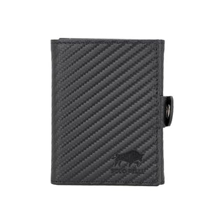 Solo Pelle NEU Slim Wallet mit Münzfach [12 Karten] Slimwallet Riva [RFID-Schutz] Kartenetui mit Münzfach [Leder] Smart Wallet für Männer und Damen