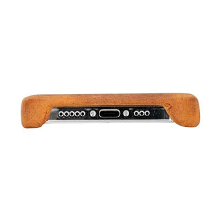 Solo Pelle Lederhülle für das iPhone 15 Pro in 6.1 Zoll Princeton Case Leder Hülle Ledertasche Backcover aus echtem Leder