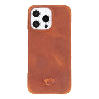 Solo Pelle Lederhülle für das iPhone 16 Pro Max in 6.7 Zoll Princeton Case Leder Hülle Ledertasche Backcover aus echtem Leder geeignet für MagSafe Zubehör