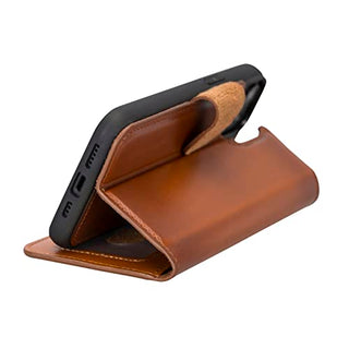 Solo Pelle Lederhülle kompatibel für iPhone 15 in 6.1 Zoll abnehmbare Hülle (2in1) inkl. Kartenfächer für das original Apple iPhone 15