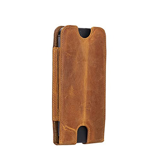 Solo Pelle Lederhülle für das iPhone 14 Plus / 14 Pro Max / 12 Pro Max / 13 Pro Max bis 6.7 Zoll Case Leder Hülle Ledertasche aus echtem Leder Sleeve