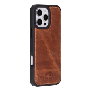 Solo Pelle Lederhülle für das iPhone 16 Pro in 6.3 Zoll Stanford Case Leder Hülle Ledertasche Backcover aus echtem Leder geeignet für MagSafe Zubehör