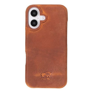 Solo Pelle Lederhülle für das iPhone 16 in 6.1 Zoll Princeton Case Leder Hülle Ledertasche Backcover aus echtem Leder geeignet für MagSafe Zubehör
