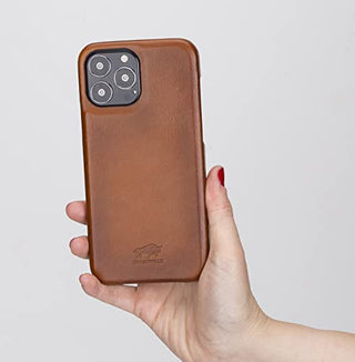 Solo Pelle Lederhülle für das iPhone 14 in 6.1 Zoll Princeton Case Leder Hülle Ledertasche Backcover aus echtem Leder