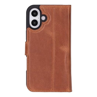 Solo Pelle Lederhülle kompatibel für iPhone 16 Plus in 6.7 Zoll abnehmbare Hülle (2in1) inkl. Kartenfächer geeignet für MagSafe Zubehör