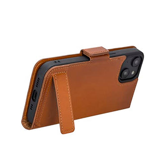 Solo Pelle aufklappbare Lederhülle kompatibel für iPhone 14 in 6.1 Zoll inkl. 1 Kartenfach für das original Apple iPhone 14