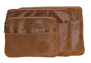 Solo Pelle Ledertasche für das Apple MacBook Pro und Air 13 Zoll, 12 Zoll & iPad Pro 12,9 Zoll Lederhülle Case Hülle Awenta aus echtem Leder