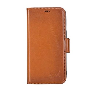 Solo Pelle aufklappbare Lederhülle kompatibel für iPhone 14 in 6.1 Zoll inkl. 1 Kartenfach für das original Apple iPhone 14