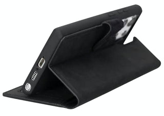 Solo Pelle Lederhülle Harvard kompatibel für das Samsung Galaxy S23 Ultra inklusive abnehmbare Hülle mit integrierten Kartenfächern