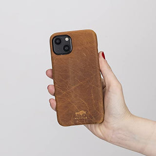 Solo Pelle Lederhülle für das iPhone 13 in 6.1 Zoll Princeton Case Leder Hülle Ledertasche Backcover aus echtem Leder